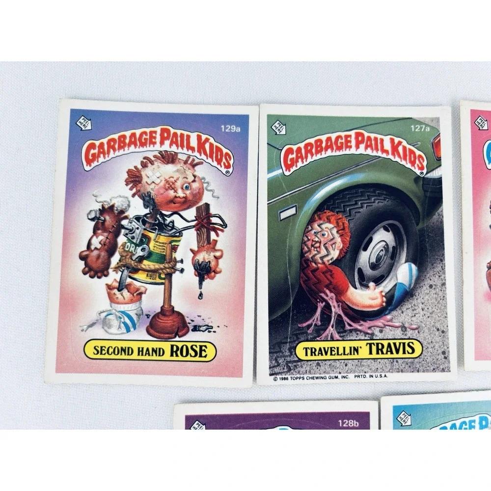 Vintage 1986 Garbage Pail Kids Stickers - Topps GPK Cards Lot Of‎ 5 Rose Oak Cal